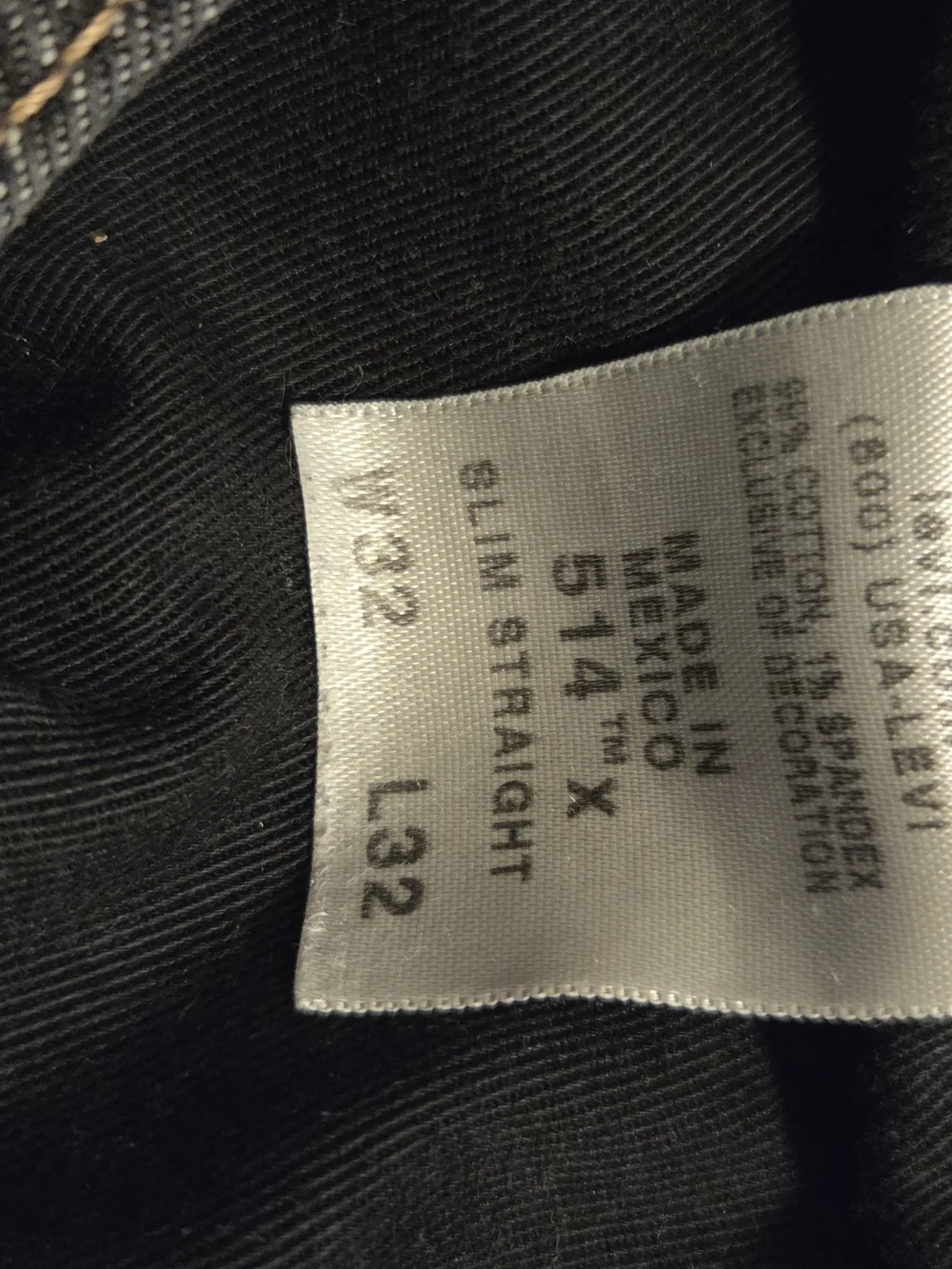 Levi's Men's Charcoal Slim Straight Jeans